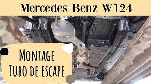 Mercedes Benz W124 - Cómo quitar y montar los tubos de escape tutorial
