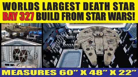 Worlds Largest STAR WARS Millennium Falcon Bay 327 Build!