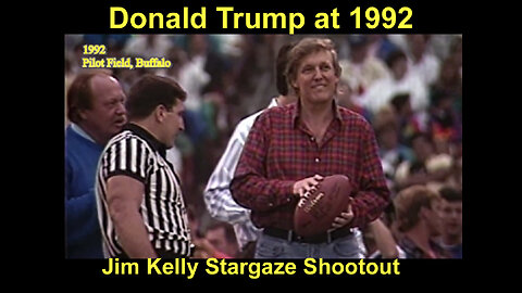 Donald Trump at 1992 Jim Kelly Stargaze Shootout