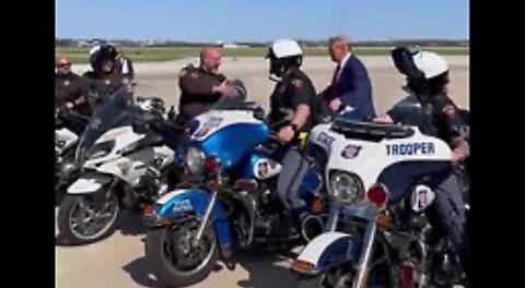 President Trump thanking Wisconsin Law Enforcement!