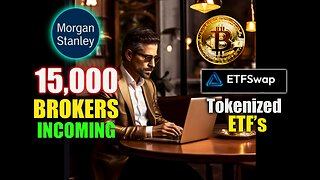 Morgan Stanley Bitcoin Spot ETF's And ETFSwap Tokenized ETF's #Bitcoin