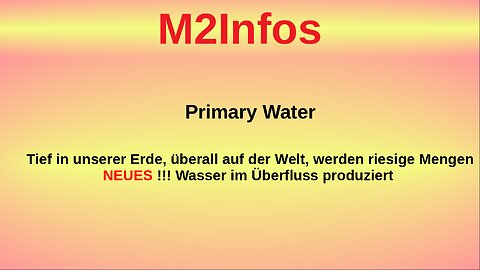 Tief in der Erde – NEUES Wasser im Überfluss !!!