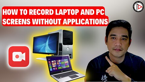 ✅How to record laptop and pc screens without applications