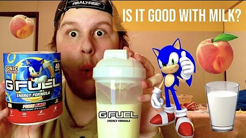 Trying G Fuel PEACH RINGS In MILK!