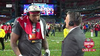 Orlando Brown says Super Bowl victory is special, thankful for teammates