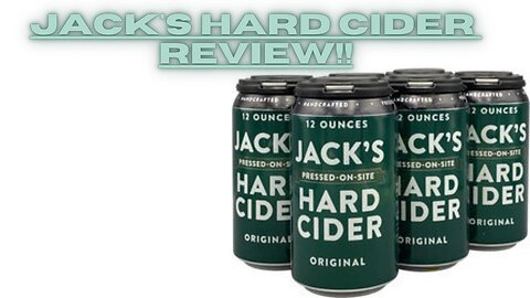 Jack's Hard Cider Review!