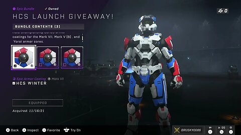 The Free HCS Armor in Halo Infinite