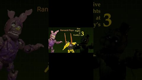 The Making of: Ransack Plays FNAF 3 Extras Menu Thumbnail #fivenightsatfreddys #springtrap