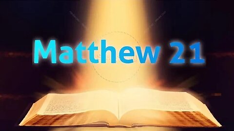 Matthew 21 | NIV Bible Reading #biblereading #biblestudy #jesuschrist #christianity #video