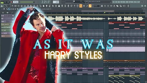 Harry Styles - As It Was Fl Studio remake instrument cover pitch up + flp