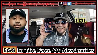 Dj Akademiks Gets EGG In His Face