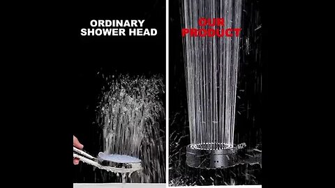 5-modes Adjustable Pressurized Shower Head 3k+ Sold in 30 Days on aliexpress