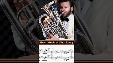 Cadenza from nightmares 😱 #euphonium #cadenza #brassband #brass #lowbrass #technique