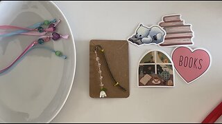 How to make a bookmark and pack an Etsy order!