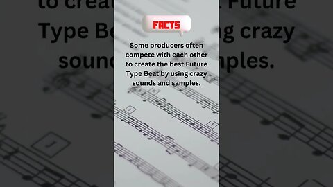 3 Facts about Future Type Beats? Let me know in the comments