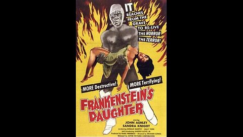 Frankenstein's Daughter 1958 1080p HD Horror Cult Classic!