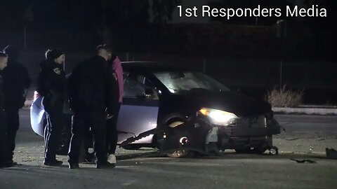 Crash footage - Buck Owens Blvd - Bakersfield, Ca. 1/30/23