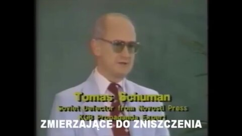 "JAK ZNISZCZYĆ PAŃSTWO" - Wykład - Tomas Schuman (Jurij Bezmienow) (Napisy PL)