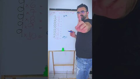 Tabuada do 9 🐸💪🤝👍 Math Table of 9 - Matemática do Saber