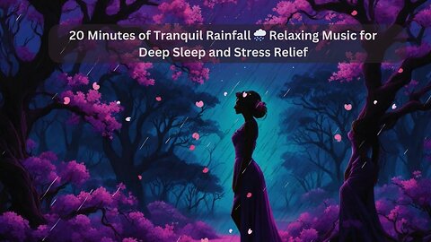 Tranquil Rainfall Relaxing Music for Deep Sleep and Stress Relief #relaxing