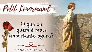 💖 O QUE OU QUEM É IMPORTANTE NESSE MOMENTO? | LEITURA COM PETIT LENORMAND ✨️