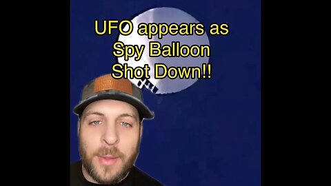 UFO Spotted as Chinese Spy Balloon shot down! #fyp #nightgod333 #storytime #story #ufo #et