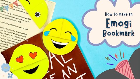 How to Make Emoji Bookmarks/DIY Emoji Bookmarks/Easy Paper Crafts