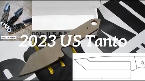 2023 Shed Knives US Tanto - Pre Production Assessment