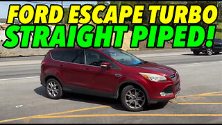 2013 Ford Escape 2.0L Turbo w/ STRAIGHT PIPES!