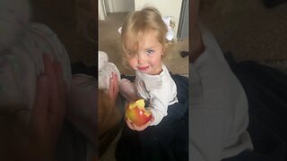 Apple Eating Toddler