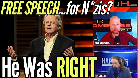 Was Jerry Springer right to support FREE SPEECH, even for N*zis? -- with Kit Cabello