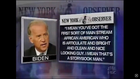 Racist Joe Biden! JOE BIDEN IS A DOJ CERTIFIED IMBECILE.