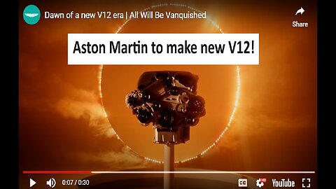 Aston Martin to make new V12