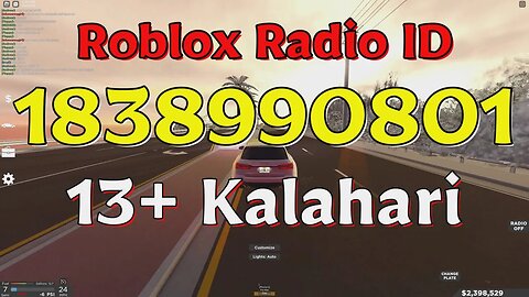 Kalahari Roblox Radio Codes/IDs