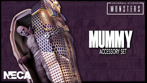 NECA Universal Monsters The Mummy Accessory Set @TheReviewSpot