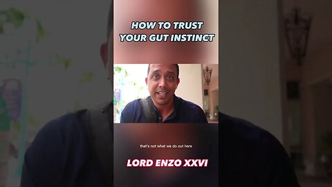 How To Trust Your Gut 🟢Full Video on Rumble🟢