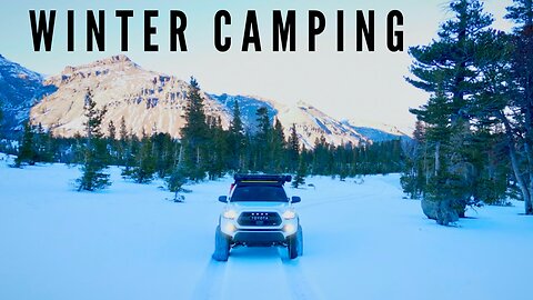SOLO WINTER Truck Camping | Eastern Sierra Overlanding Trip