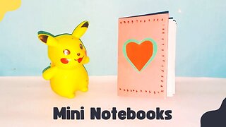 DIY Mini Notebooks One Sheet of Paper - DIY Back to School