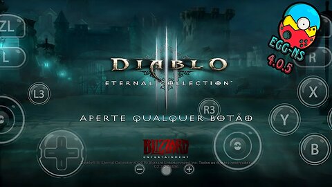 DIABLO III - Game Play no Egg NS Emulator Switch 4.0.5 - SD888 PLUS - 8GB