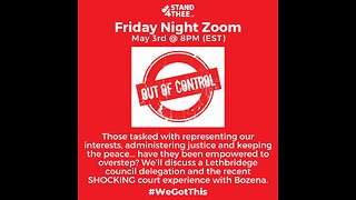 Stand4THEE Friday Night Zoom May 3rd - Overreach