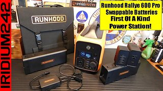 Runhood Rallye 600 Pro: Modular Battery Power Station - Swappable Batteries