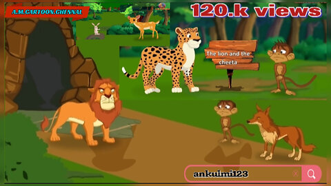 The Lion And The Cheetah | Panchatantra Moral Cartoon channel English for Kids in English