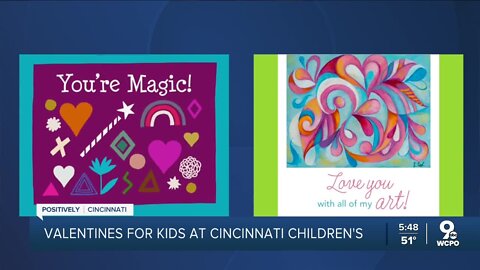 You can send a Valentine's Day card to a child at Children's Hospital