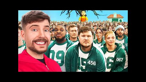 $456,000 Squid Game In Real Life! | MrBeast | Mr Beast New Video Giveaway