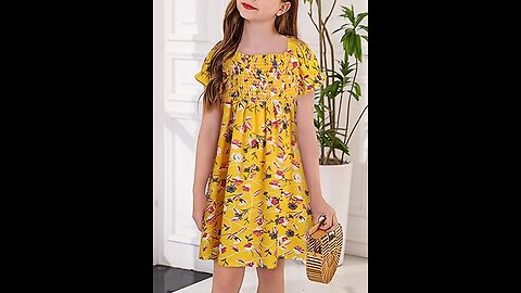 Vestido de verano para niñas, vestidos bohemios florales, talla 4-13 años