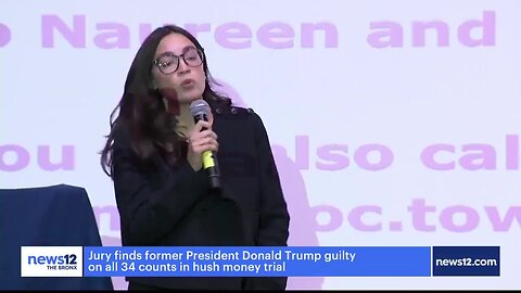 AOC: ‘Donald Trump Was Convicted by a Jury of His Peers’