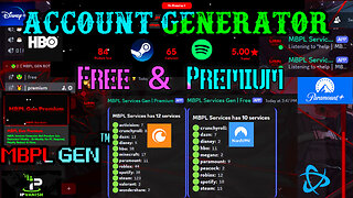 New MBPL Account Generator Bot | Disney Crunchyroll Activision IP Vanish Steam Paramount Plus