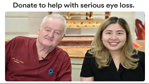 Prosthetic eyes. Go fund me.