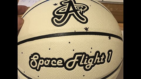 Space Stars Basketball Flight 1” Leather Game Ball Indoor Outdoor Court Kids & Adult Size 7 - 29.5”