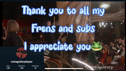 Thank you to all my Frens and Subs